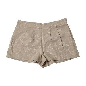 Forever 21 Floral Jacquard Short